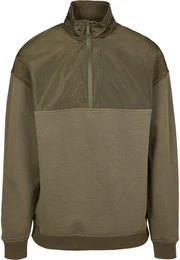 Sweater Herren Military Troyer (1-tlg)
