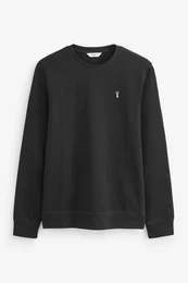 Kapuzensweatshirt Jersey-Kapuzensweatshirt mit Rundhalsausschnitt (1-tlg)