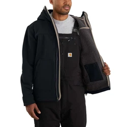 Carhartt Winterjacke Super Dux Relaxed Fit Sherpa-Lined Active Schwarz