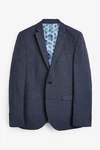 Next Anzugsakko Skinny Fit Jacke Hellblau/Dunkelblau/Grau/Blau