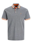 Jack & Jones Poloshirt JJEPAULOS POLO SS NOOS Grau (3613)