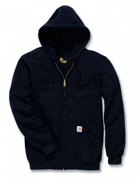 Sweater Herren Zip Hoodie Midweight Hooded Zip Front Sweatshirt