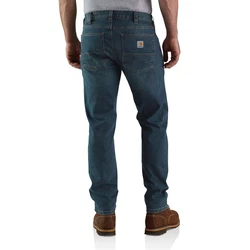 Carhartt Regular-fit Jeans Rugged Flex Relaxed Fit Tapered Jeans Hellblau/Dunkelblau/Blau