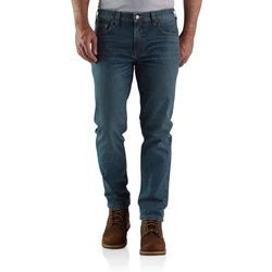 Carhartt Regular-fit Jeans Rugged Flex Relaxed Fit Tapered Jeans Hellblau/Dunkelblau/Blau