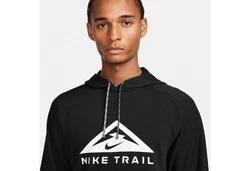 Nike Kapuzensweatshirt DRI-FIT TRAIL MAGIC HOUR MEN'S PULLOVER TRAIL RUNNING HOODIE Schwarz/Hellblau/Rosa/Dunkelgrau