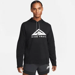 Nike Kapuzensweatshirt DRI-FIT TRAIL MAGIC HOUR MEN'S PULLOVER TRAIL RUNNING HOODIE Schwarz/Hellblau/Rosa/Dunkelgrau