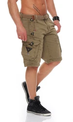 Geographical Norway Cargoshorts G-PERLE unifarben / camouflage