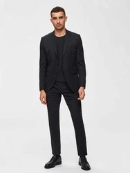 SELECTED HOMME T-Shirt NEW PIMA schwarz