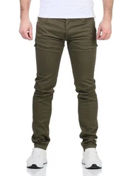 Diesel Skinny-fit-Jeans R-TROXER-A Khaki/Dunkelgrün/Creme/Weiß