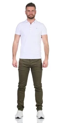 Diesel Skinny-fit-Jeans R-TROXER-A Khaki/Dunkelgrün/Creme/Weiß