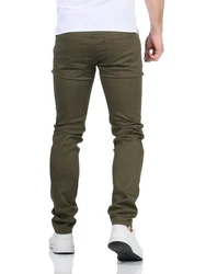 Diesel Skinny-fit-Jeans R-TROXER-A Khaki/Dunkelgrün/Creme/Weiß