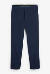 Next Anzughose Slim Fit Hose Dunkelblau/Blau