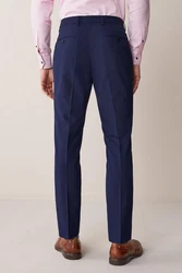 Next Anzughose Slim Fit Hose Dunkelblau/Blau