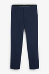 Next Anzughose Slim Fit Hose Dunkelblau/Blau