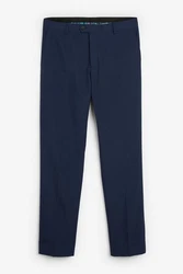 Next Anzughose Slim Fit Hose Dunkelblau/Blau