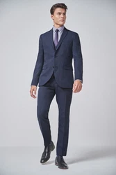 Next Anzugsakko Skinny Fit Jacke Dunkelblau/Hellblau/Grau/Blau
