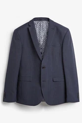 Next Anzugsakko Skinny Fit Jacke Dunkelblau/Hellblau/Grau/Blau