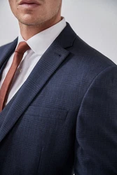 Next Anzugsakko Skinny Fit Jacke Dunkelblau/Hellblau/Grau/Blau