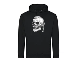 Youth Designz Kapuzenpullover Viking Totenkopf Schdel Hoodie Schwarz/Grün