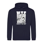 Youth Designz Kapuzenpullover Herren Hoodie WTF Wheres The Fish? Dunkelblau/Blau/Beige