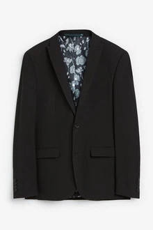 Next Baukastensakko Skinny Fit Anzugjacke mit zwei Knöpfen Next Baukastensakko Skinny Fit Anzugjacke mit zwei Knöpfen