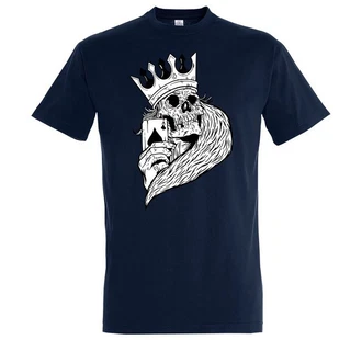 Youth Designz T-Shirt Skelett Ass Poker Herren Shirt Youth Designz T-Shirt Skelett Ass Poker Herren Shirt