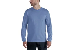 Carhartt Langarmshirt Long Sleeve Relaxed Fit Logo Graphic Hellblau/Blau/Türkis/Grün/Grau/Hellgrau/Dunkelblau/Dunkelrot/Bordeaux/Dunkelgrün/Khaki/Dunkelgrau/Silber/Schwarz