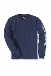 Langarmshirt Herren Langarmshirt Relaxed Fit Heavyweight Long-Sleeve Logo Sleeve Graphic Adult