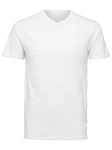 SELECTED HOMME T-Shirt Weiß/Grau/Creme