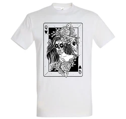 Youth Designz Print-Shirt Queen Dead Herren Shirt Weiß
