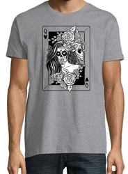 Youth Designz Print-Shirt Queen Dead Herren Shirt Dunkelgrau/Grau/Hellgrau