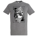 Youth Designz Print-Shirt Queen Dead Herren Shirt Dunkelgrau/Grau/Hellgrau