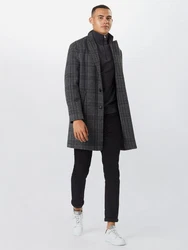 SELECTED HOMME Pullover SLHBerg Dunkelgrau/Dunkelblau/Grau