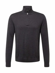 SELECTED HOMME Pullover SLHBerg Dunkelgrau/Dunkelblau/Grau