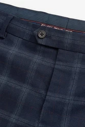 Next Anzughose Karierter Anzug Slim Fit Hellblau/Blau/Dunkelblau/Grau