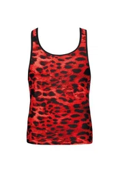 T-Shirt Herren-Shirt in rot/schwarz - L