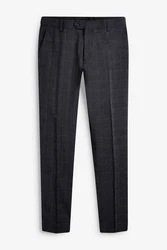 Next Stoffhose Elegante Slim Fit Hose Dunkelgrau/Dunkelblau/Grau/Blau