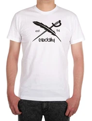 Iriedaily T-Shirt 'Daily Flag' weiß