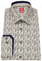 Langarmhemd Slim Fit stark tailliert Kentkragen