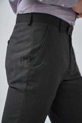Next Formelle Stretchhose Tailored Fit Dunkelgrau/Grau/Khaki/Hellgrau