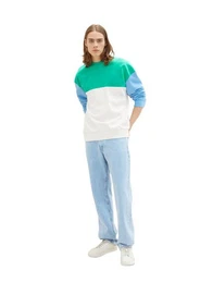 Sweatshirt COLORBLOCK aus Baumwolle