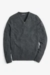 Next V-Ausschnitt Pullover Dunkelgrau/Grau/Dunkelblau