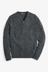Next V-Ausschnitt Pullover Dunkelgrau/Grau/Dunkelblau