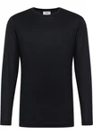 Eterna Langarmshirt Dunkelblau/Schwarz
