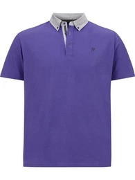 Poloshirt NJAL mit Button-Down Kragen