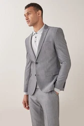 Next Baukastensakko Skinny Fit Anzugjacke mit zwei Knöpfen 