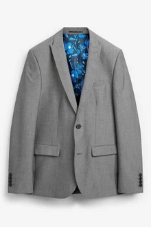 Next Baukastensakko Skinny Fit Anzugjacke mit zwei Knöpfen Next Baukastensakko Skinny Fit Anzugjacke mit zwei Knöpfen