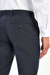 Next Formelle Stretchhose Tailored Fit Dunkelblau/Hellblau/Blau