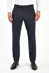 Next Formelle Stretchhose Tailored Fit Dunkelblau/Hellblau/Blau