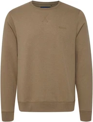 BLEND Sweatshirt 'Downton' Khaki/Beige/Braun